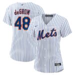 Jacob deGrom New York Mets Nike Women's Home Replica Player Jersey - White - 49Native