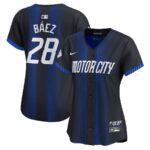 Javier Baez Detroit Tigers Nike Women's 2024 City Connect Limited Jersey - Navy - 49Native