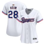 Jonah Heim Texas Rangers Nike Women's 2024 Gold Collection Limited Player Jersey - White - 49Native