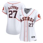 Jose Altuve Houston Astros Nike Women's Home Limited Player Jersey - White - 49Native