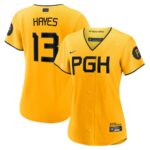 Ke'Bryan Hayes Pittsburgh Pirates Nike Women's City Connect Replica Player Jersey - Gold - 49Native