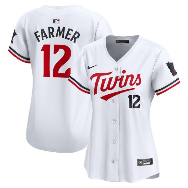 Kyle Farmer Minnesota Twins Nike Women's  Home Limited Player Jersey - White - 49Native