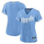 Kansas City Royals Nike Women's Alternate Replica Team Logo Jersey - Light Blue - 49Native