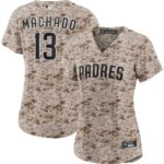 Manny Machado San Diego Padres Nike Women's USMC Alternate Replica Player Jersey - Camo - 49Native