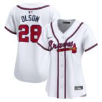 Matt Olson Atlanta Braves Nike Women's Home Limited Player Jersey - White - 49Native