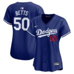 Mookie Betts Los Angeles Dodgers Nike Women's Alternate Limited Player Jersey - Royal - 49Native