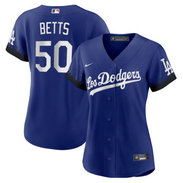 Mookie Betts Los Angeles Dodgers Nike Women's City Connect Replica Player Jersey - Royal - 49Native