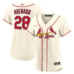 Nolan Arenado St. Louis Cardinals Nike Women's Alternate Replica Player Jersey - Cream - 49Native