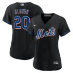 Pete Alonso New York Mets Nike Women's 2022 Alternate Replica Player Jersey - Black - 49Native