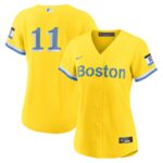 Rafael Devers Boston Red Sox Nike Women's City Connect Replica Player Jersey - Gold - 49Native