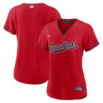 Cleveland Guardians Nike Women's Alternate Replica Team Jersey - Red - 49Native