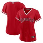 Los Angeles Angels Nike Women's Alternate Replica Team Jersey - Red - 49Native