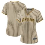 San Diego Padres Nike Women's Alternate Replica Team Jersey - Tan - 49Native