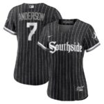 Tim Anderson Chicago White Sox Nike Women's City Connect Replica Player Jersey - Black - 49Native