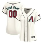 Arizona Diamondbacks Nike Women's Home Limited Custom Jersey - White - 49Native