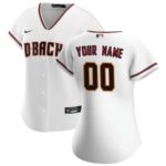 Arizona Diamondbacks Nike Women's Home Replica Custom Jersey - White - 49Native