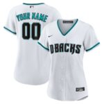 Arizona Diamondbacks Nike Women's Home Replica Custom Jersey - White - 49Native