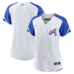 Atlanta Braves Nike Women's City Connect Replica Jersey - White - 49Native