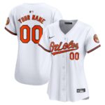 Baltimore Orioles Nike Women's Home Limited Custom Jersey - White - 49Native