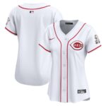 Cincinnati Reds Nike Women's Home Limited Jersey - White - 49Native