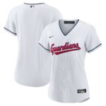 Cleveland Guardians Nike Women's Home Blank Replica Jersey- White - 49Native