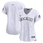 Colorado Rockies Nike Women's Home Limited Jersey - White - 49Native