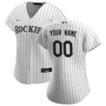 Colorado Rockies Nike Women's Home Replica Custom Jersey - White - 49Native