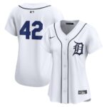Detroit Tigers Nike Women's 2024 Jackie Robinson Day Home Limited Jersey - White - 49Native