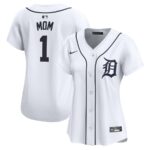 Detroit Tigers Nike Women's #1 Mom Home Limited Jersey - White - 49Native