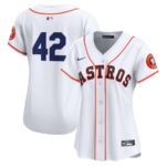 Houston Astros Nike Women's 2024 Jackie Robinson Day Home Limited Jersey - White - 49Native