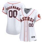 Houston Astros Nike Women's Home Limited Custom Jersey - White - 49Native