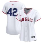 Los Angeles Angels Nike Women's 2024 Jackie Robinson Day Home Limited Jersey - White - 49Native