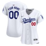 Los Angeles Dodgers Nike Women's Home Limited Custom Jersey - White - 49Native