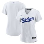Los Angeles Dodgers Nike Women's Home Replica Team Jersey - White - 49Native