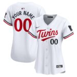 Minnesota Twins Nike Women's Home Limited Custom Jersey - White - 49Native