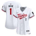 Minnesota Twins Nike Women's #1 Mom Home Limited Jersey - White - 49Native