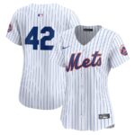 New York Mets Nike Women's 2024 Jackie Robinson Day Home Limited Jersey - White - 49Native