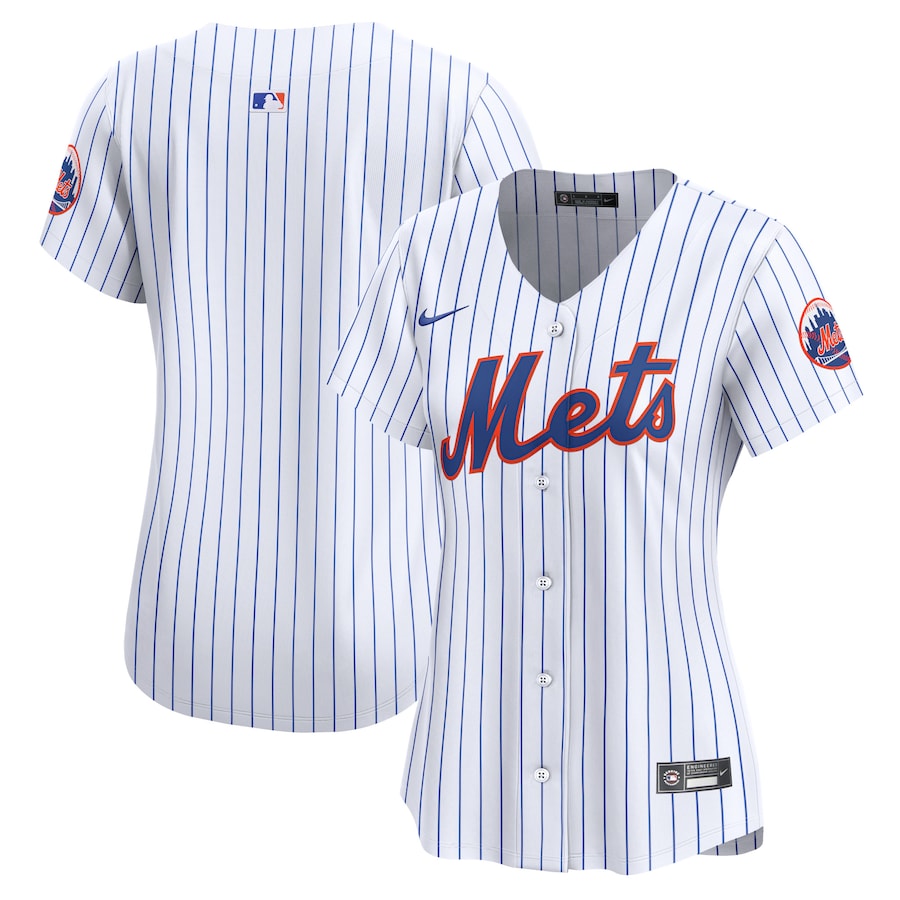 New York Mets Nike Women's Home Limited Jersey - White - 49native.com