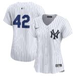 New York Yankees Nike Women's 2024 Jackie Robinson Day Home Limited Jersey - White - 49Native