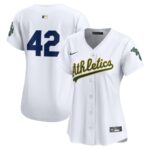 Oakland Athletics Nike Women's 2024 Jackie Robinson Day Home Limited Jersey - White - 49Native