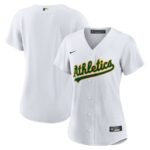 Oakland Athletics Nike Women's Home Blank Replica Jersey - White - 49Native
