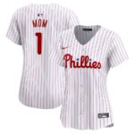 Philadelphia Phillies Nike Women's #1 Mom Home Limited Jersey - White - 49Native