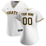 Pittsburgh Pirates Nike Women's Home Replica Custom Jersey - White - 49Native