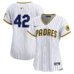 San Diego Padres Nike Women's 2024 Jackie Robinson Day Home Limited Jersey - White - 49Native
