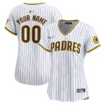 San Diego Padres Nike Women's Home Limited Custom Jersey - White - 49Native