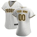 San Diego Padres Nike Women's Home Replica Custom Jersey - White - 49Native