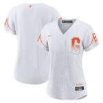 San Francisco Giants Nike Women's City Connect Replica Jersey - White - 49Native