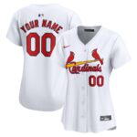 St. Louis Cardinals Nike Women's Home Limited Custom Jersey - White - 49Native