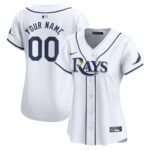 Tampa Bay Rays Nike Women's Home Limited Custom Jersey - White - 49Native