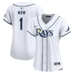 Tampa Bay Rays Nike Women's #1 Mom Home Limited Jersey - White - 49Native